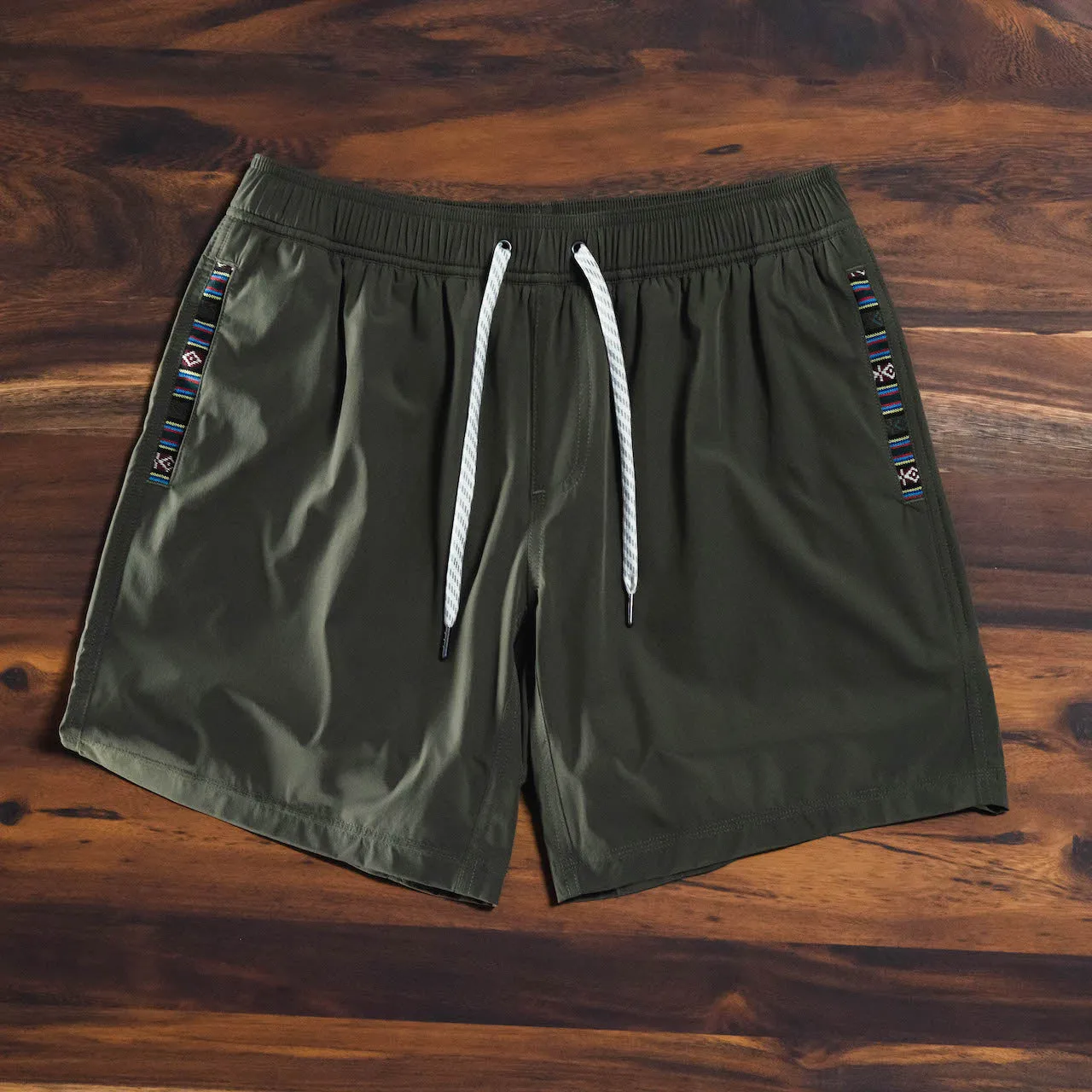Flow Short (Athletic) - Olive 5.5" & 7" - Linerless