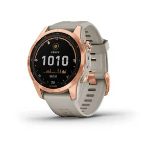 fēnix® 7S – Solar Edition - Rose Gold with Light Sand Band - 010-02539-11