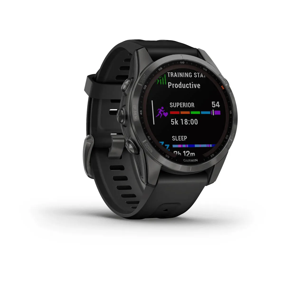 fēnix® 7S – Solar Edition - Slate Gray with Black Band - 010-02539-13