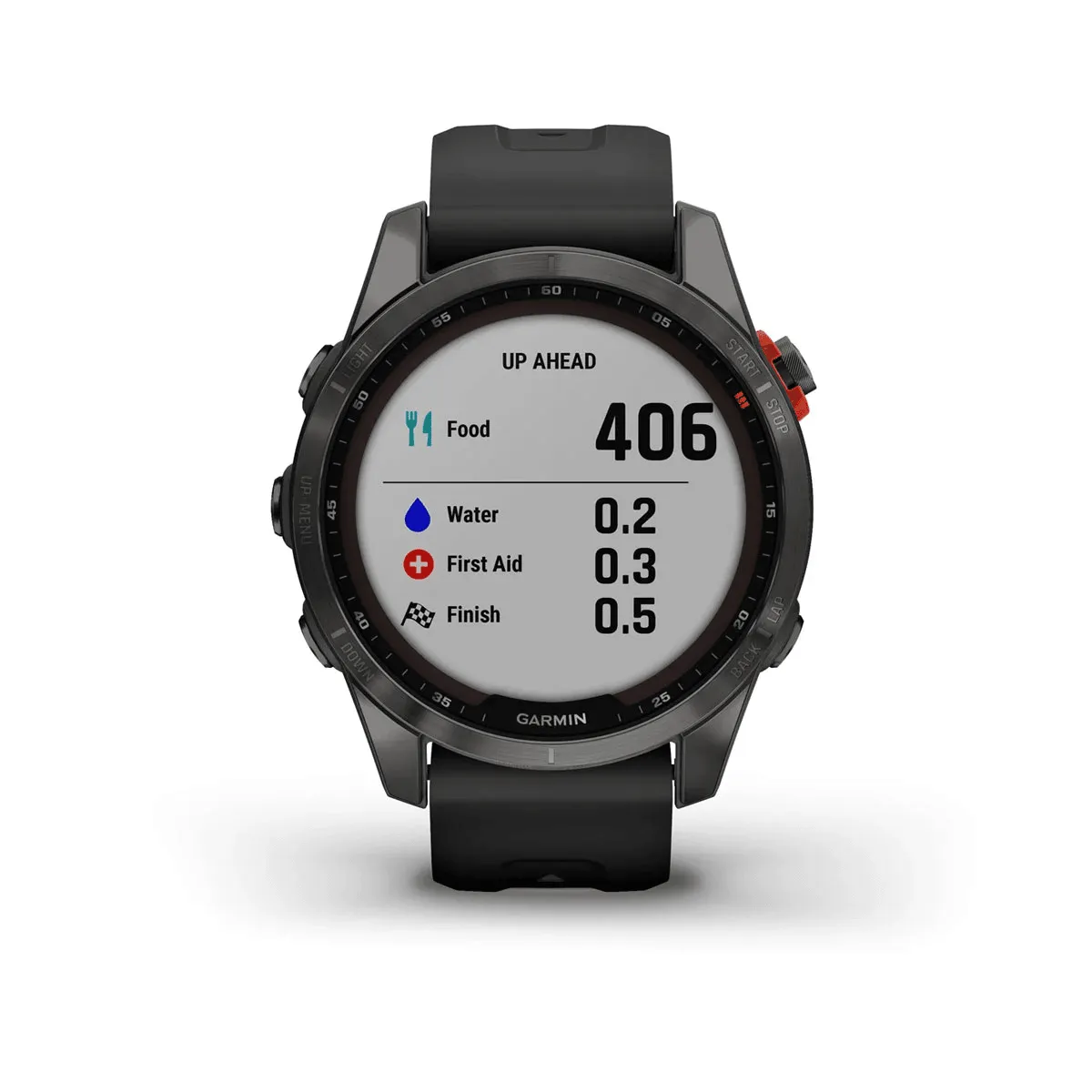fēnix® 7S – Solar Edition - Slate Gray with Black Band - 010-02539-13
