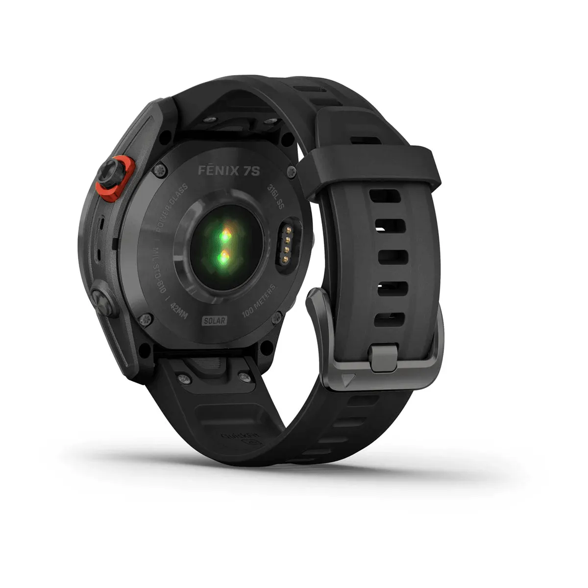 fēnix® 7S – Solar Edition - Slate Gray with Black Band - 010-02539-13