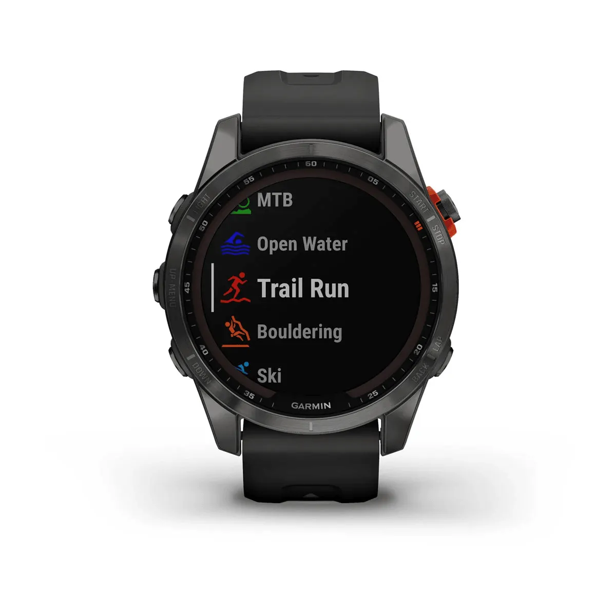fēnix® 7S – Solar Edition - Slate Gray with Black Band - 010-02539-13