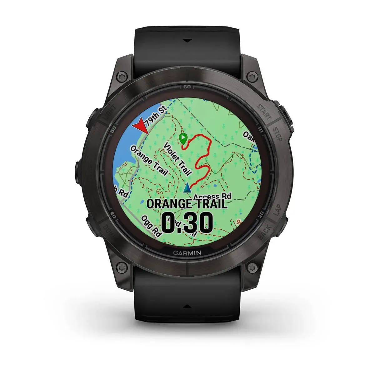 fēnix® 7X Pro – Sapphire Solar Edition - Carbon Gray DLC Titanium with Black Band - 010-02778-12