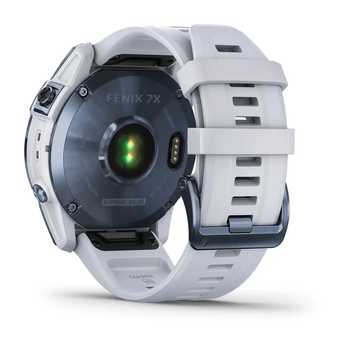 fēnix® 7X – Sapphire Solar Edition - Mineral Blue DLC Titanium with Whitestone Band - 010-02541-16
