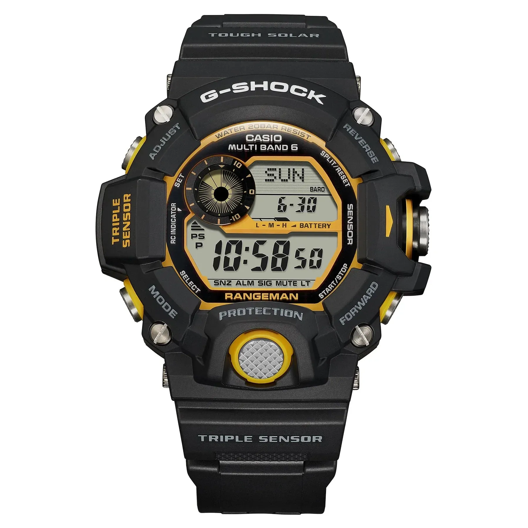 G-Shock Rangeman Yellow Accent Series GW9400Y-1D