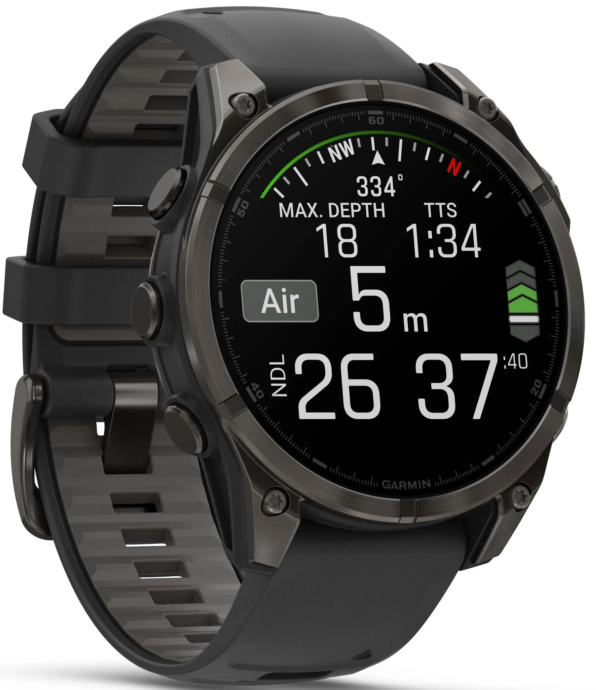 Garmin Fenix 8 47mm Sapphire AMOLED Carbon Grey DLC titanium Black Pebble Grey Silicone