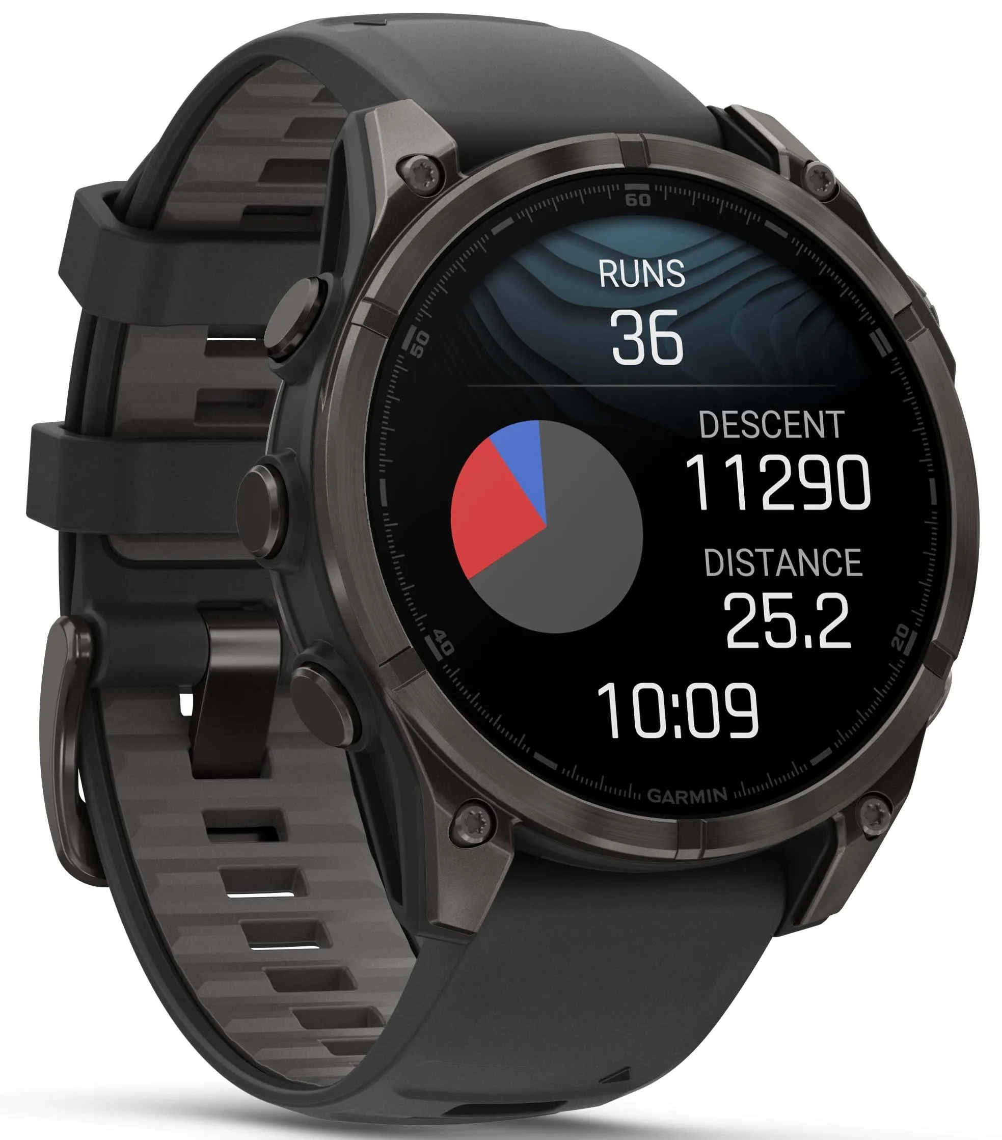 Garmin Fenix 8 47mm Sapphire AMOLED Carbon Grey DLC titanium Black Pebble Grey Silicone