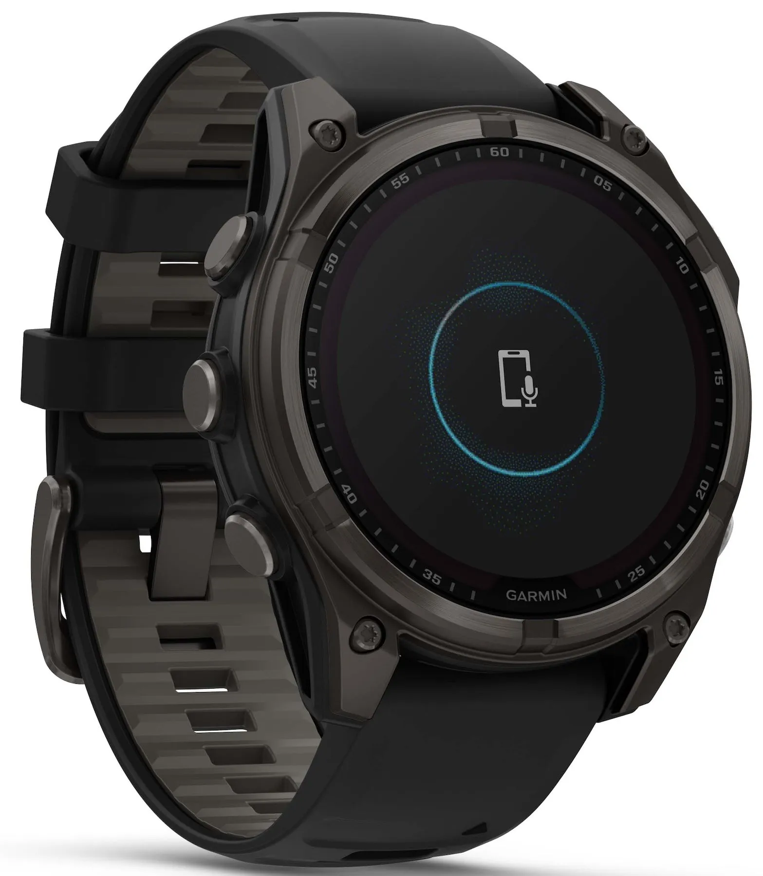 Garmin Fenix 8 47mm Sapphire Solar Carbon Grey DLC Titanium Black Pebble Grey Silicone