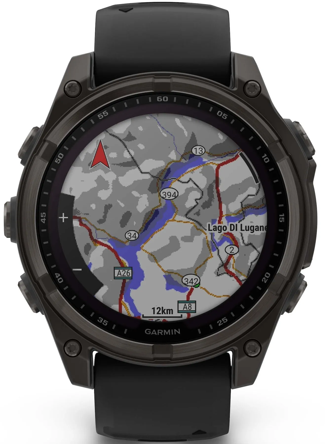 Garmin Fenix 8 47mm Sapphire Solar Carbon Grey DLC Titanium Black Pebble Grey Silicone