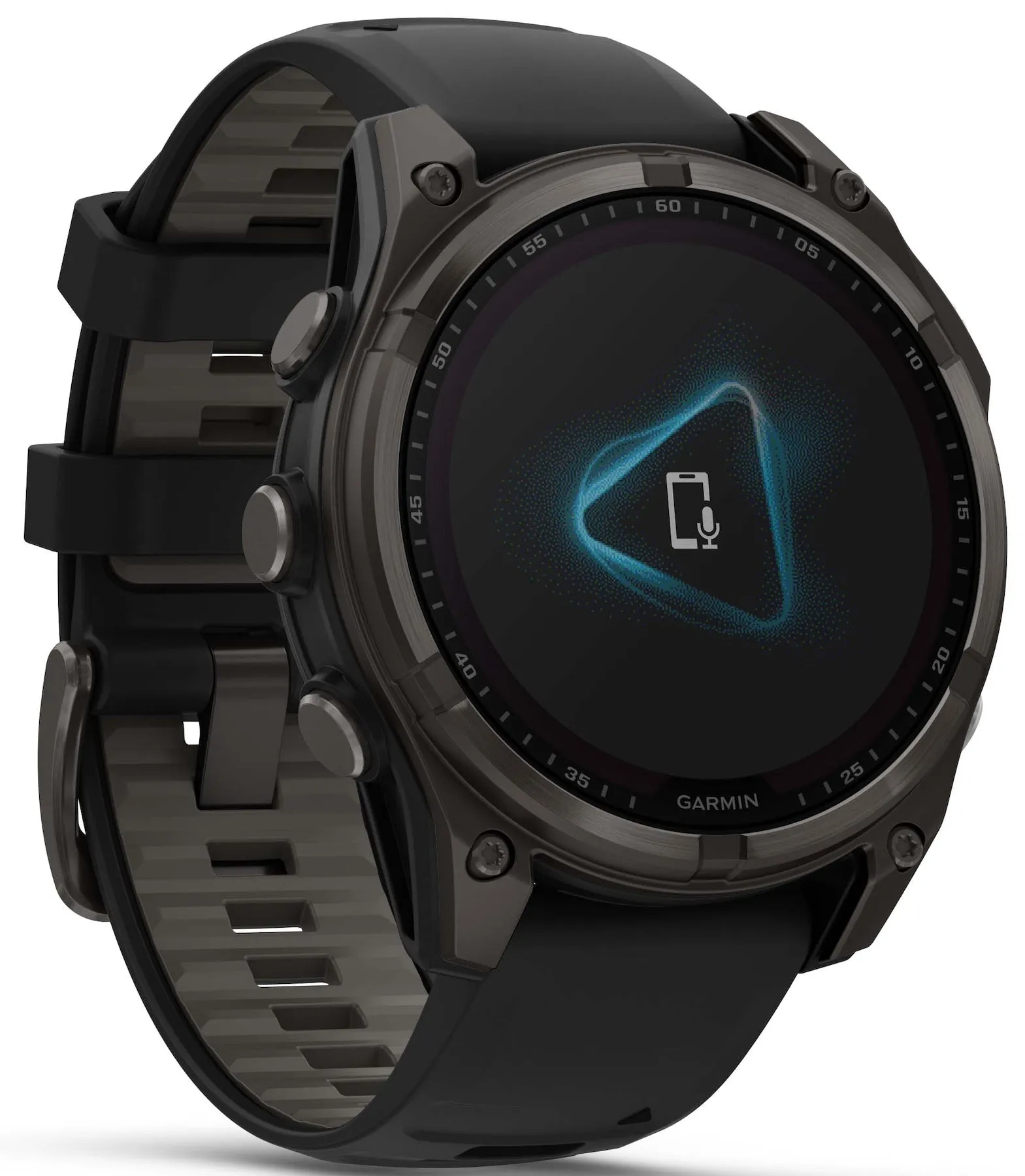 Garmin Fenix 8 47mm Sapphire Solar Carbon Grey DLC Titanium Black Pebble Grey Silicone