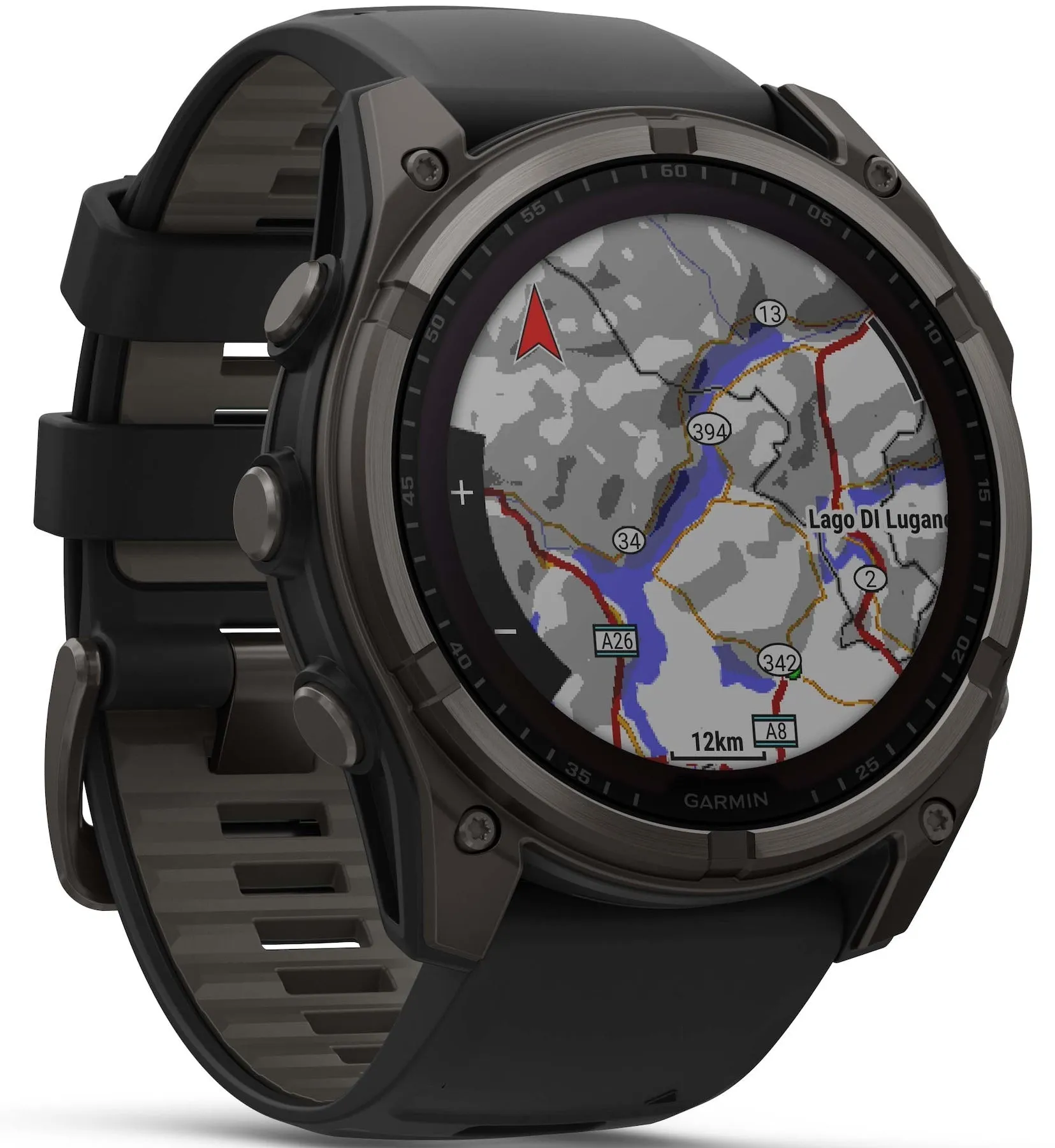 Garmin Fenix 8 51mm Sapphire Solar Carbon Grey DLC Titanium Black Pebble Grey Silicone