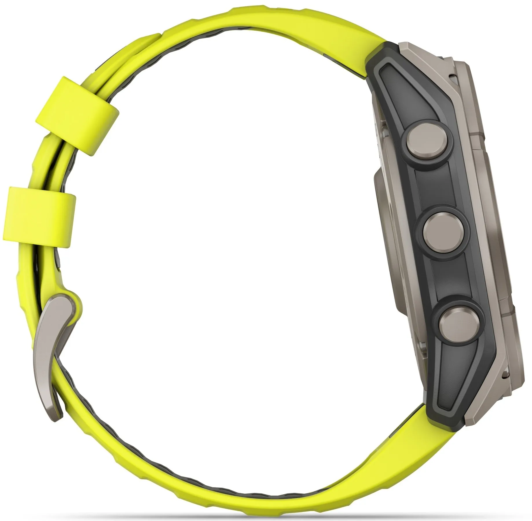 Garmin Fenix 8 51mm Sapphire Solar Titanium Amp Yellow Graphite Silicone