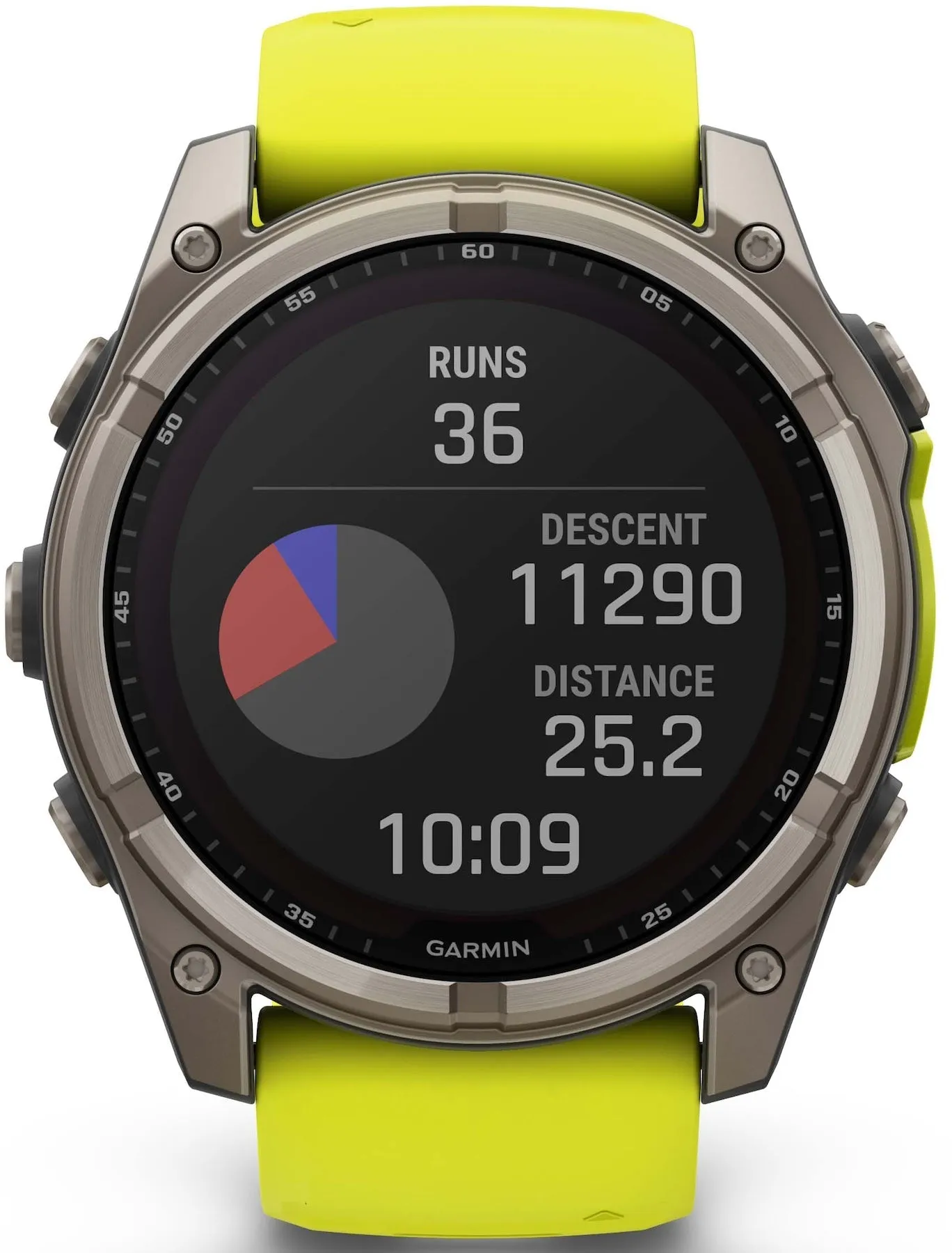 Garmin Fenix 8 51mm Sapphire Solar Titanium Amp Yellow Graphite Silicone