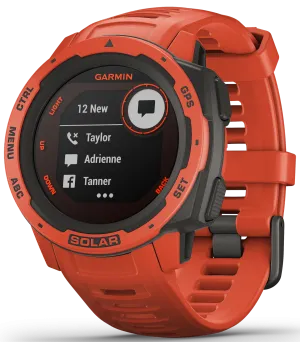 Garmin Watch Instinct Solar Flame Red D