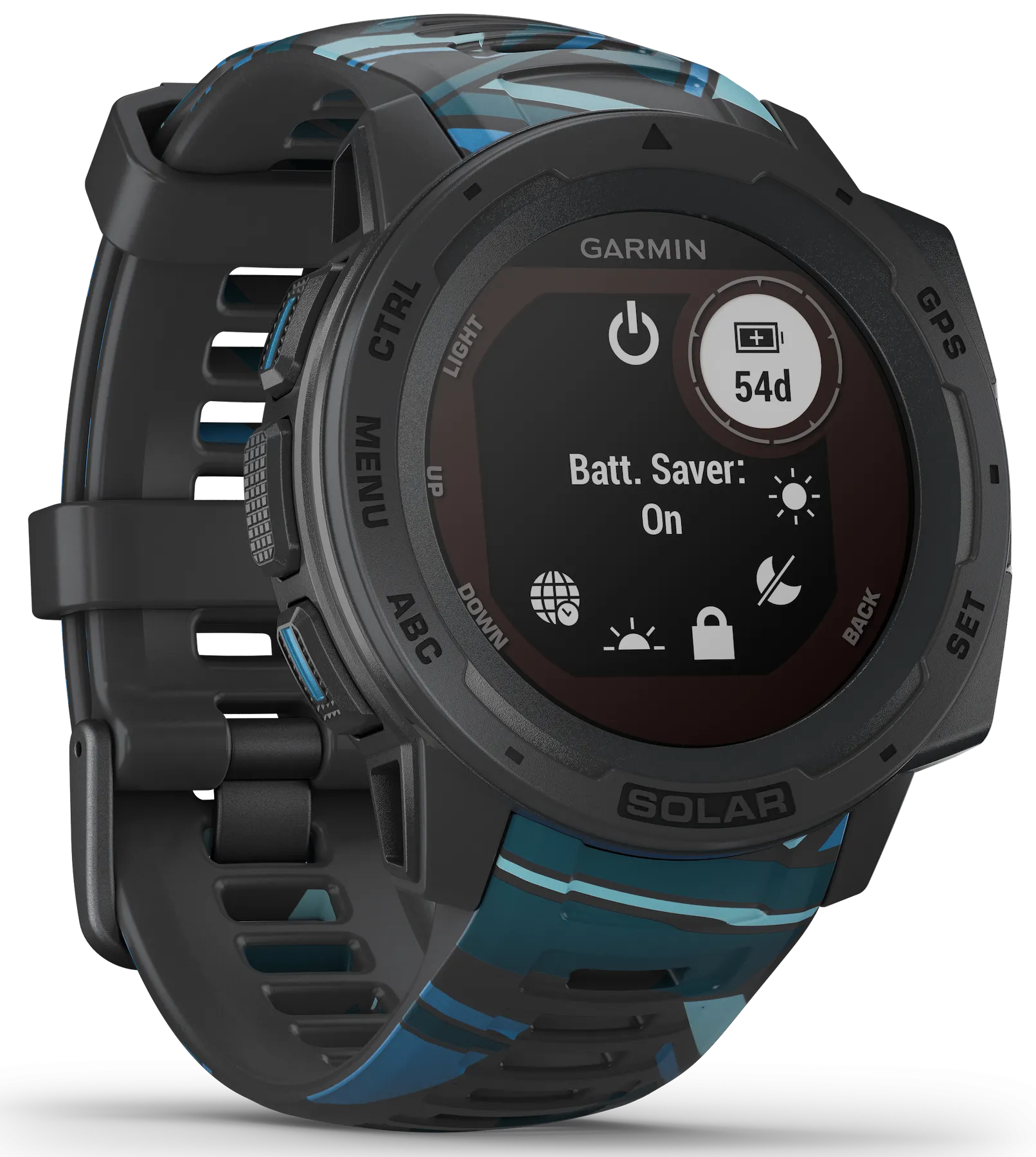 Garmin Watch Instinct Solar Surf Edition Pipeline