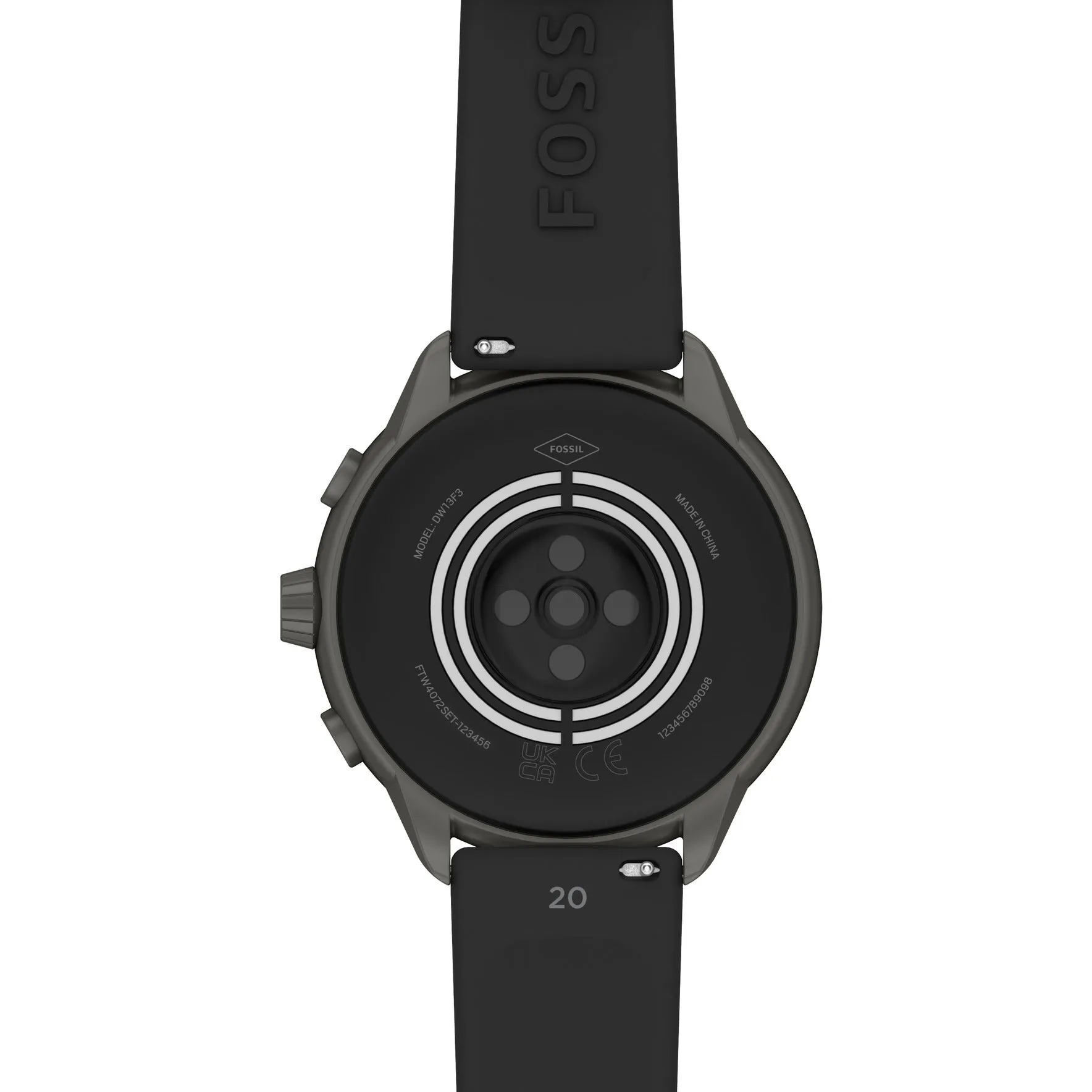 Gen 6 Wellness Edition Smartwatch Black Silicone and Interchangeable Strap and Bumper Set