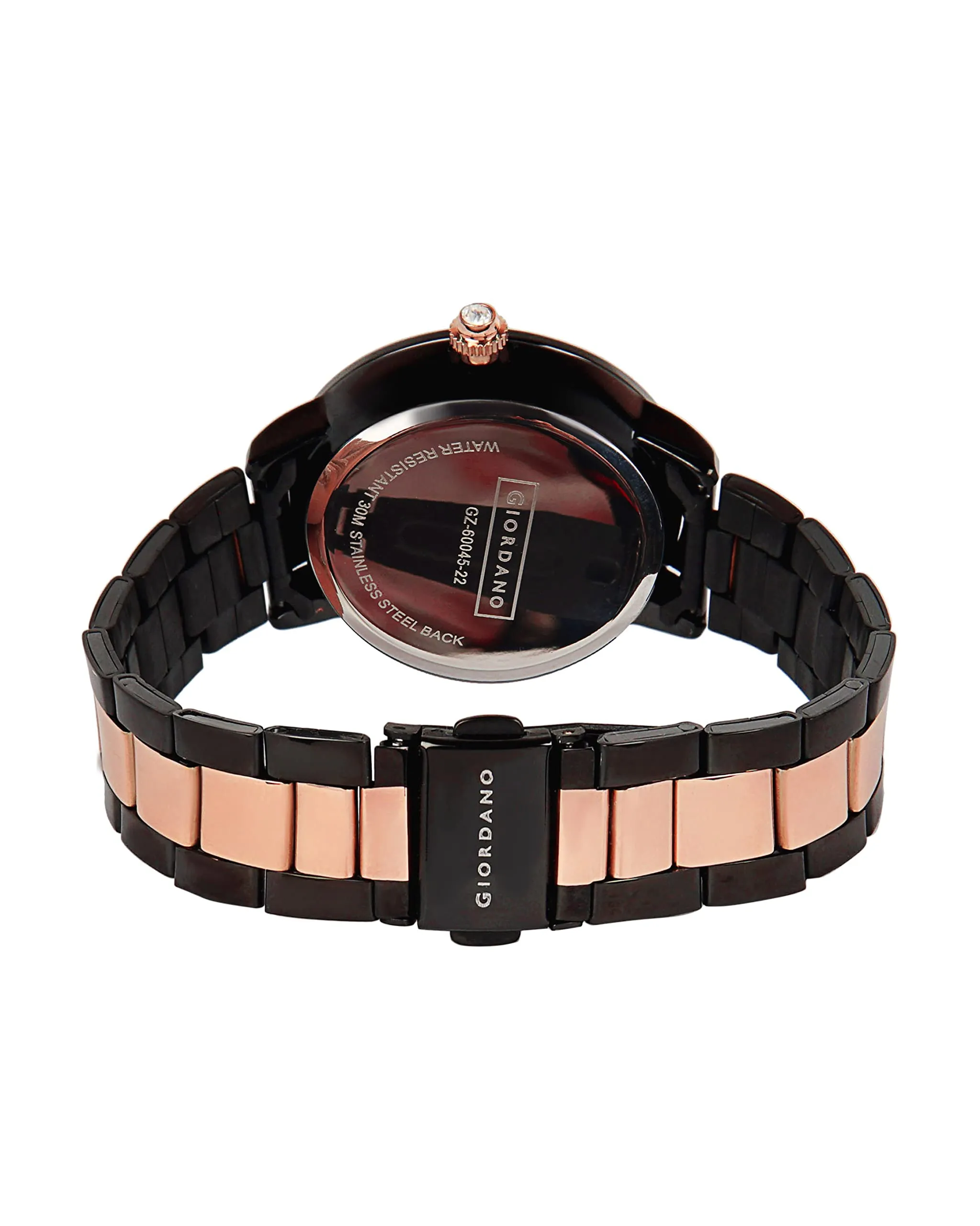 Giordano Analog Watch for Women Diamond Studded with Metal Strap Ladies Wrist Watch Water Resistant Elegant Watches for Women to Compliment Your Look Ideal Gift for Women - GZ-60045
