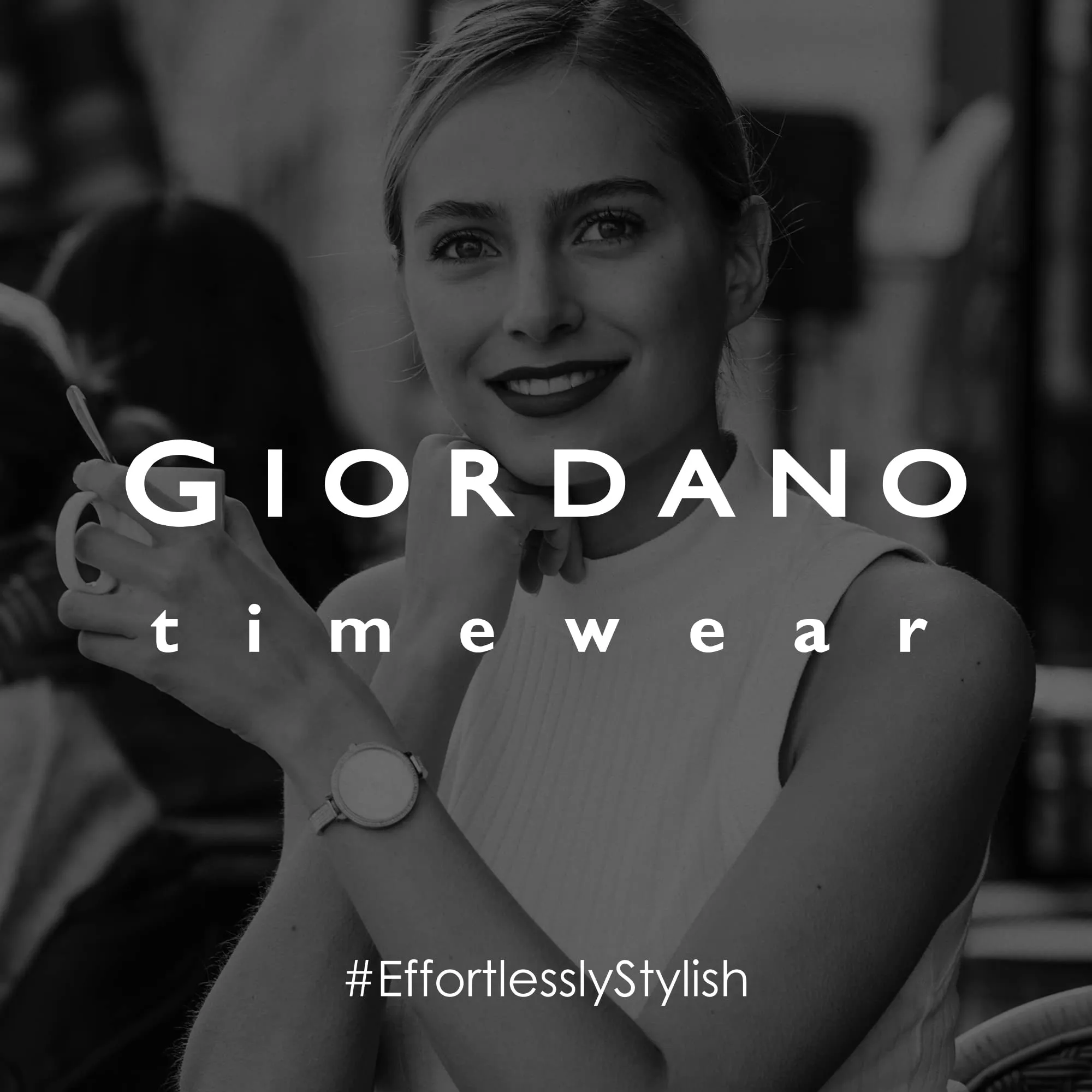 Giordano Analog Watch for Women Diamond Studded with Metal Strap Ladies Wrist Watch Water Resistant Elegant Watches for Women to Compliment Your Look Ideal Gift for Women - GZ-60045