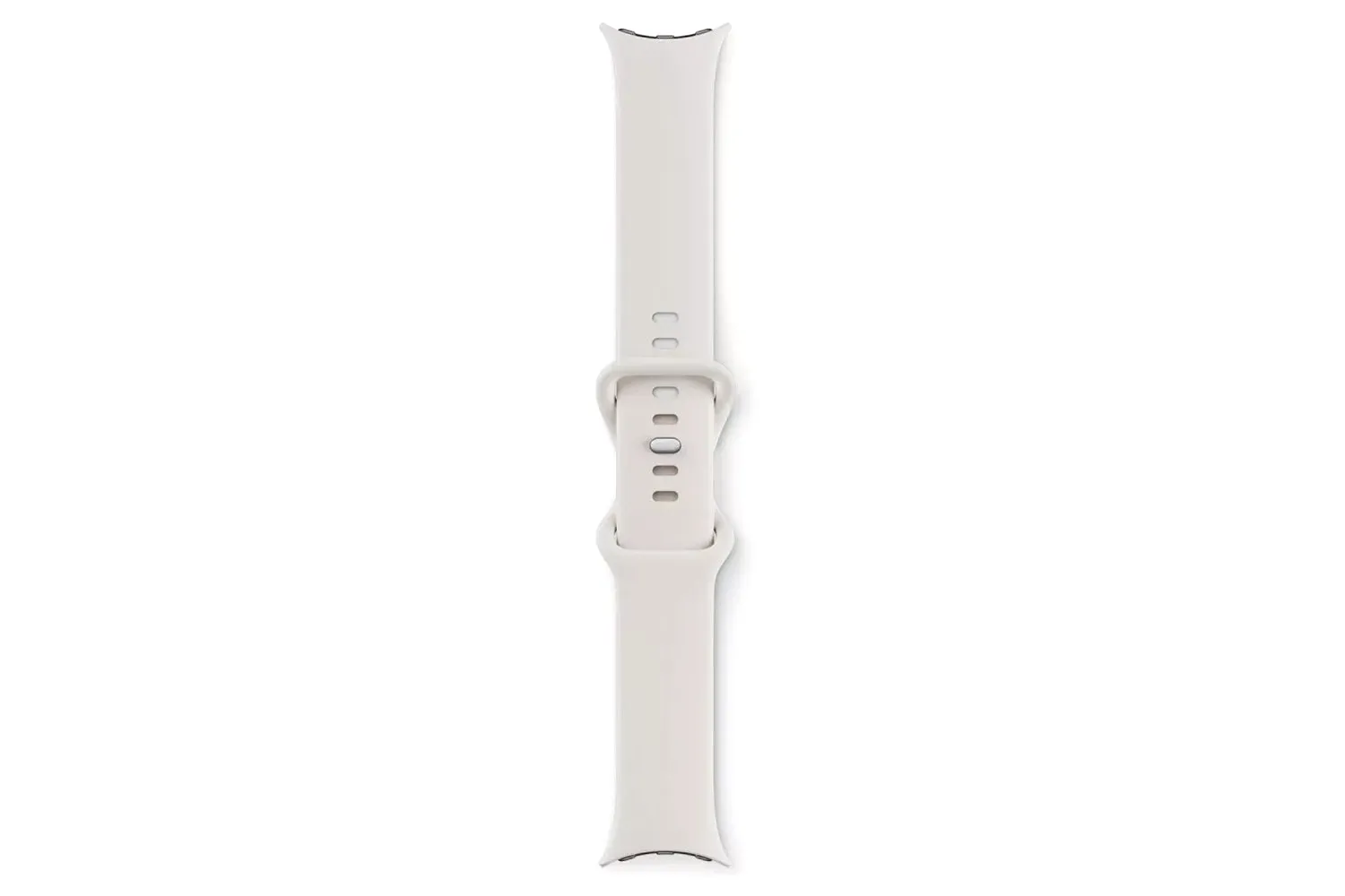 Google Pixel WiFi with Google Assistant Smart Watch | Silver Case with Chalk Strap
