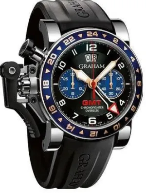 Graham Chronofighter Oversize GMT Blue