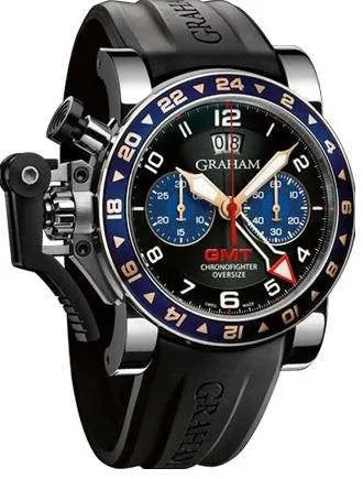Graham Chronofighter Oversize GMT Blue