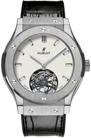 Hublot Classic Fusion Tourbillon 45mm Dial White Men's Watch 505.NX.2610.LR