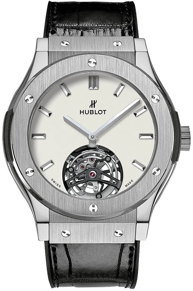 Hublot Classic Fusion Tourbillon 45mm Dial White Men's Watch 505.NX.2610.LR