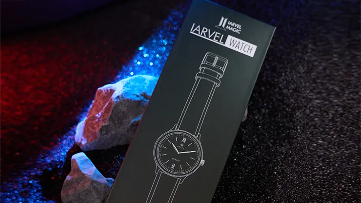 Iarvel Watch - Silver Watchcase Black Dial
