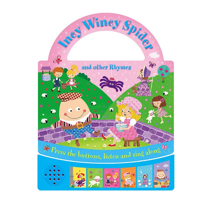 Incy Wincy Spider and Other Rhymes<br> <span style="font-size: 11px; font-family:Helvetica,Arial,sans-serif;">Press the buttons and sing along!</span>