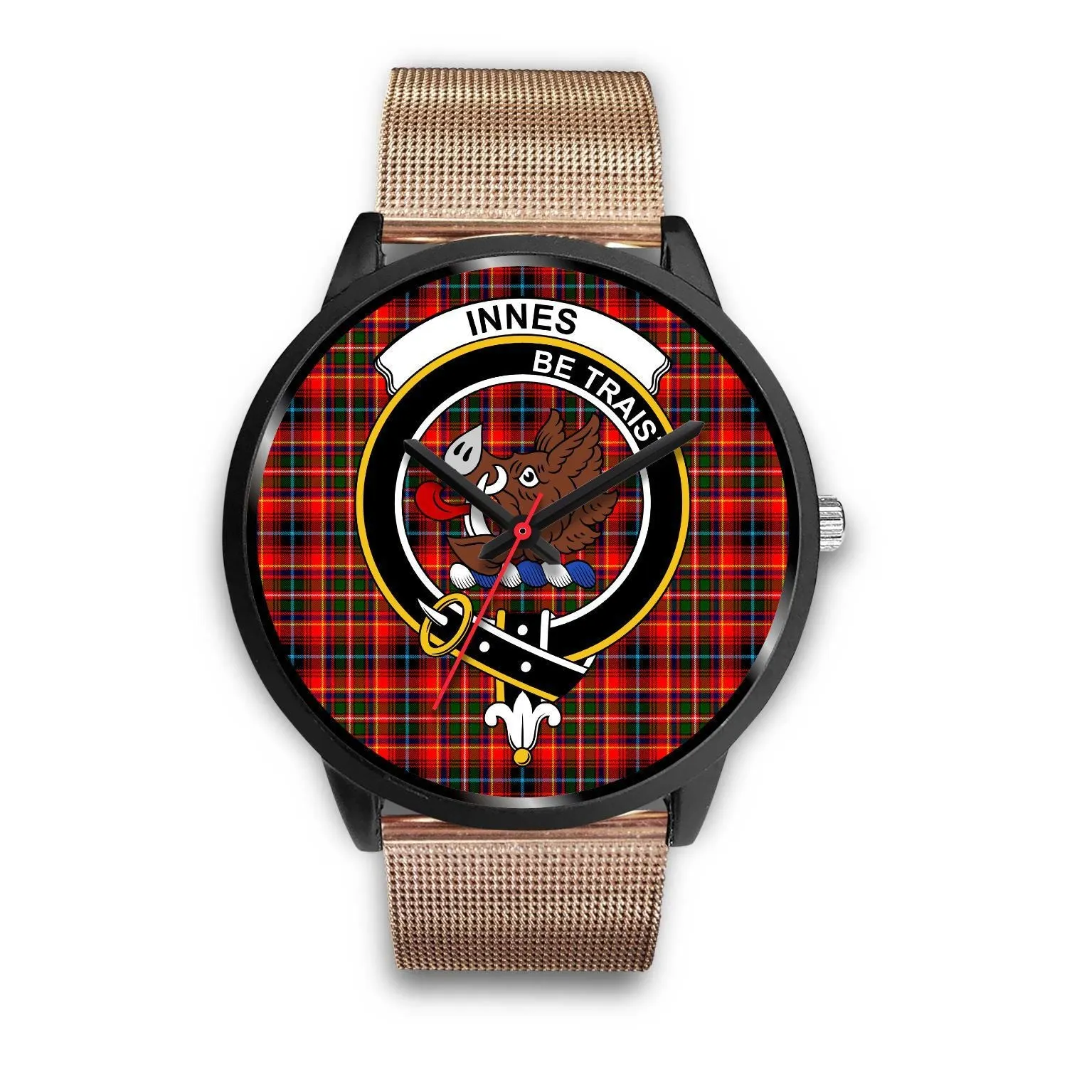 Innes Modern Clan Badge Tartan Black Watch