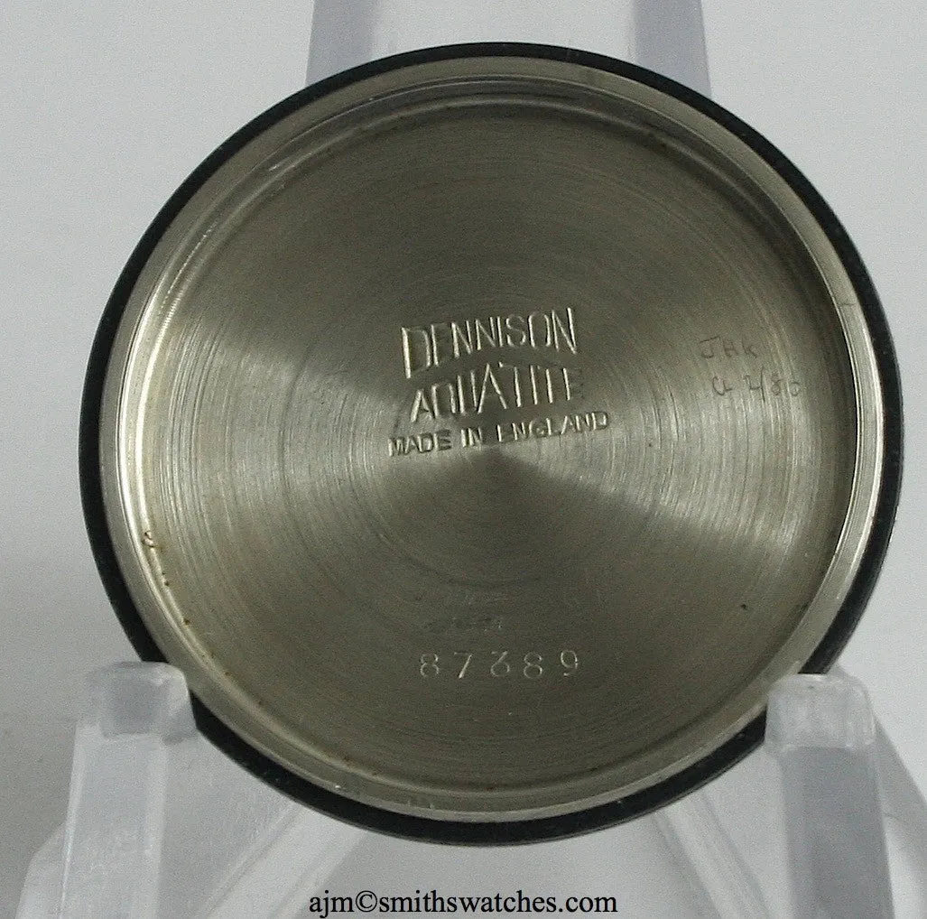J W BENSON LONDON SMITHS MADE IN ENGLAND ROMAN NUMERAL DIAL DENNISON AQUATITE CASE C 1953 5