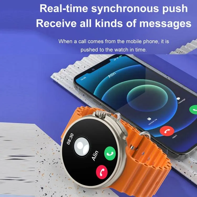 K9 Ultra Pro 1.39" Waterproof Smart Watch with Bluetooth Calling, NFC, and Health Monitoring Features