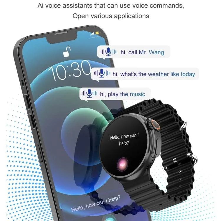 K9 Ultra Pro 1.39" Waterproof Smart Watch with Bluetooth Calling, NFC, and Health Monitoring Features