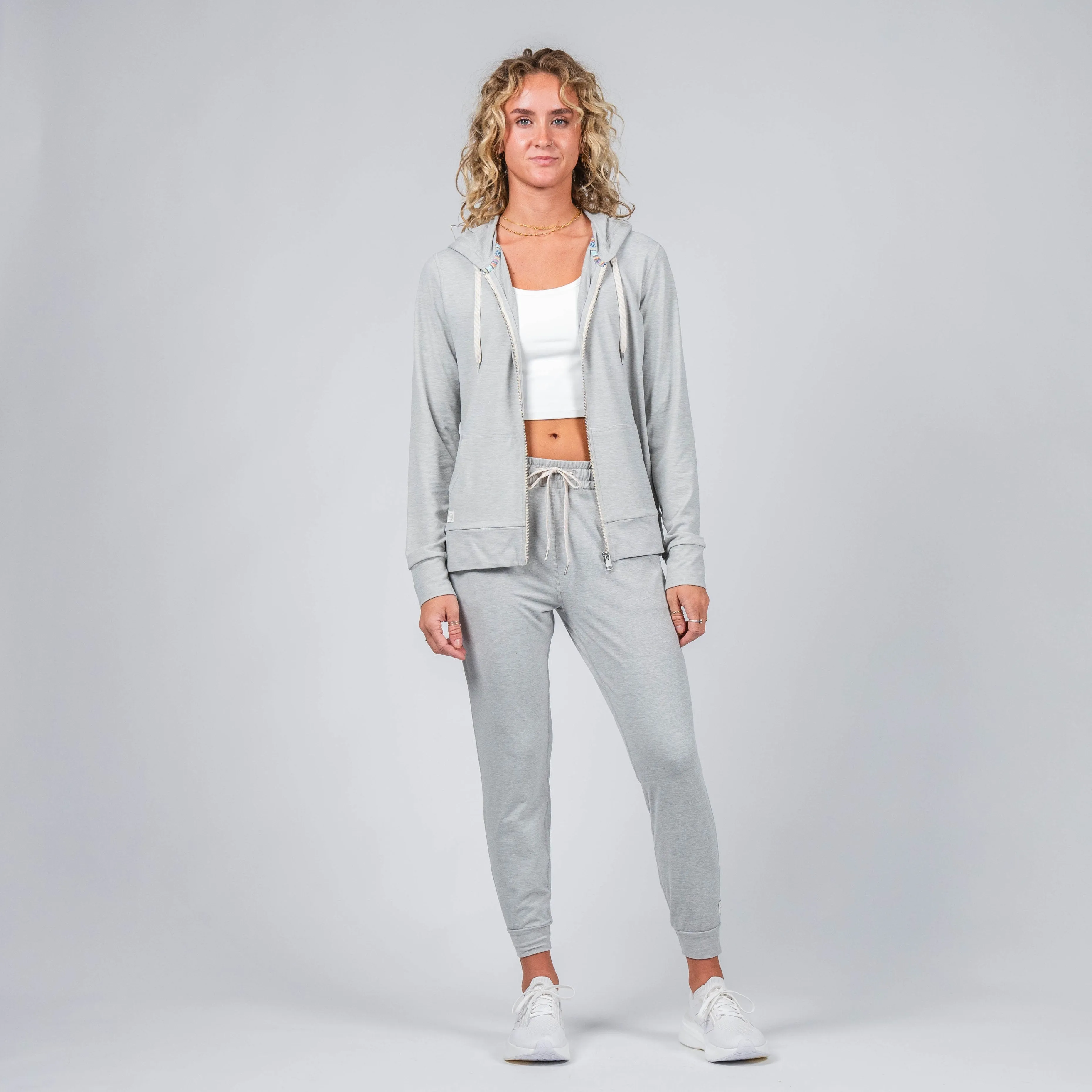 Kozie Zip-Hoodie - Ash