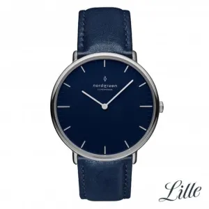 Ladies Native Leather Silver 32mm Watch NR32SILENANA
