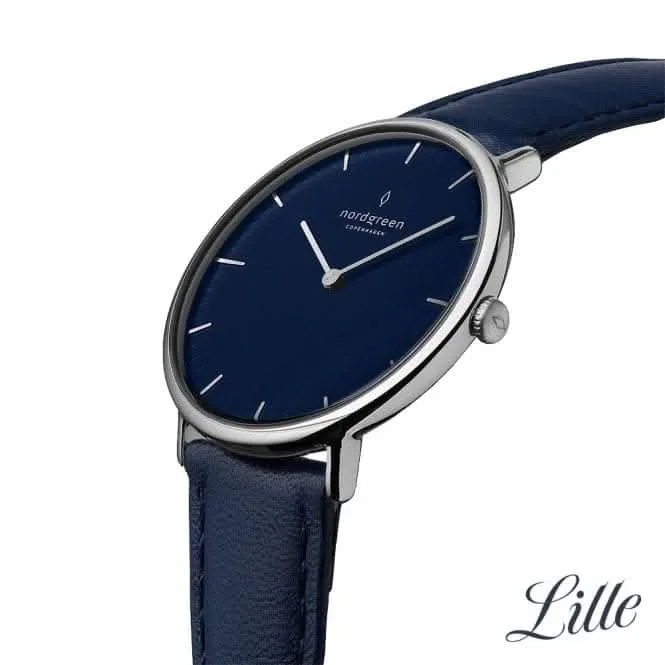 Ladies Native Leather Silver 32mm Watch NR32SILENANA