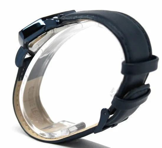 Man of Steel Superman Shield Watch - Blue - Leather Strap (MOS 5008)