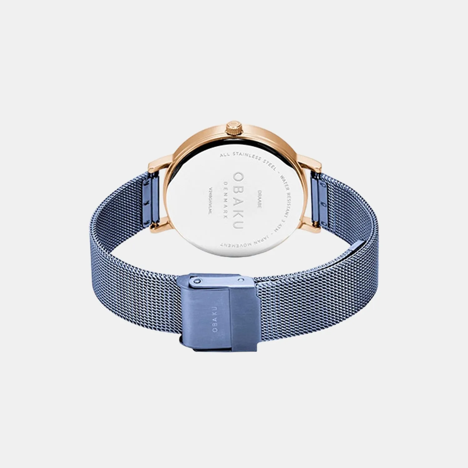 Men Blue Analog Stainless Steel Watch V248GHVLML