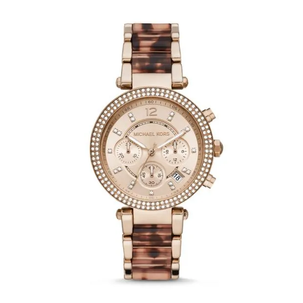 Michael Kors Parker Two Tone Chronograph Watch