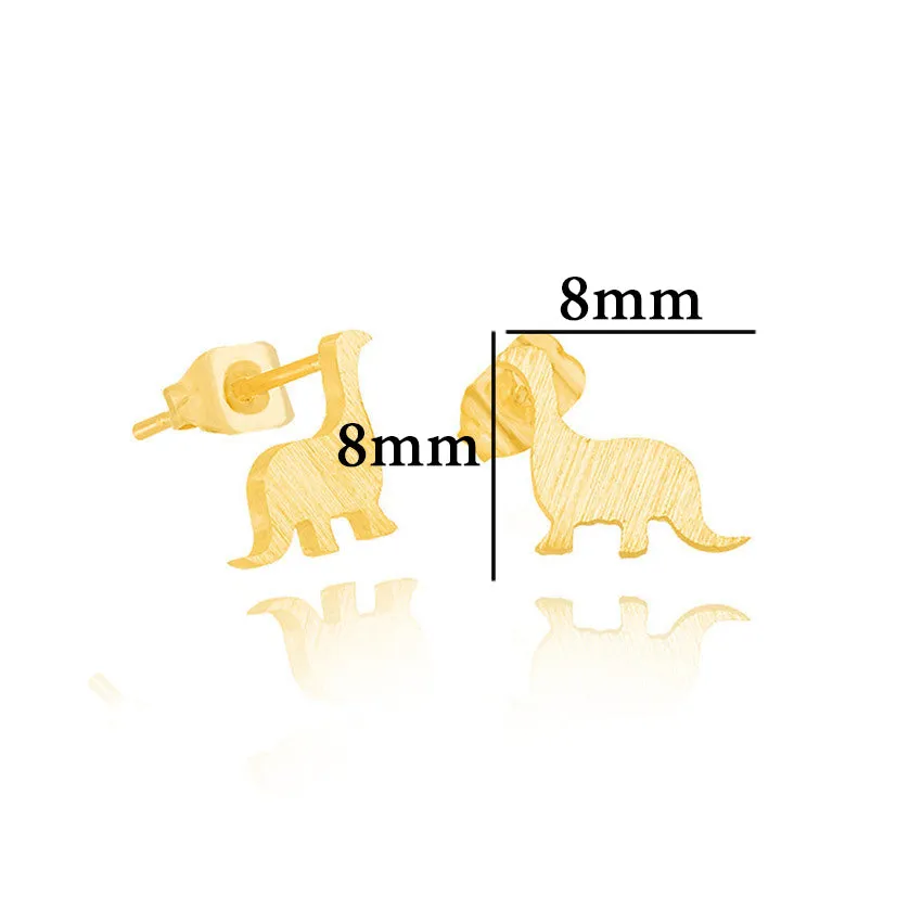 Minimalistic Animal Stud Earrings Jewelry