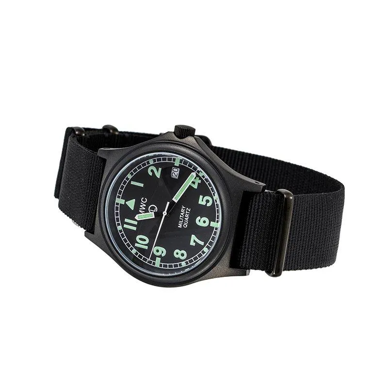 MWC G10 50m Water Resistant PVD Stealth with Battery Hatch, Solid Strap Bars and 60 Month Battery Life