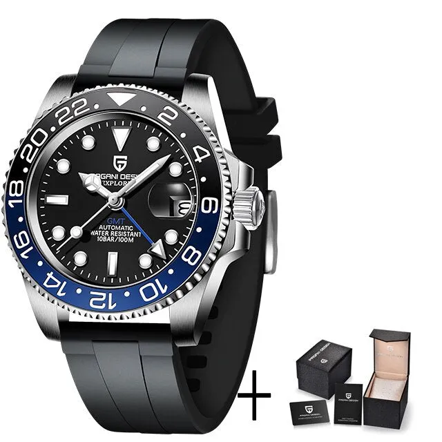 New PD-1662 Men's Watch GMT40mm Mechanical Watch, Sports, Waterproof. Dr