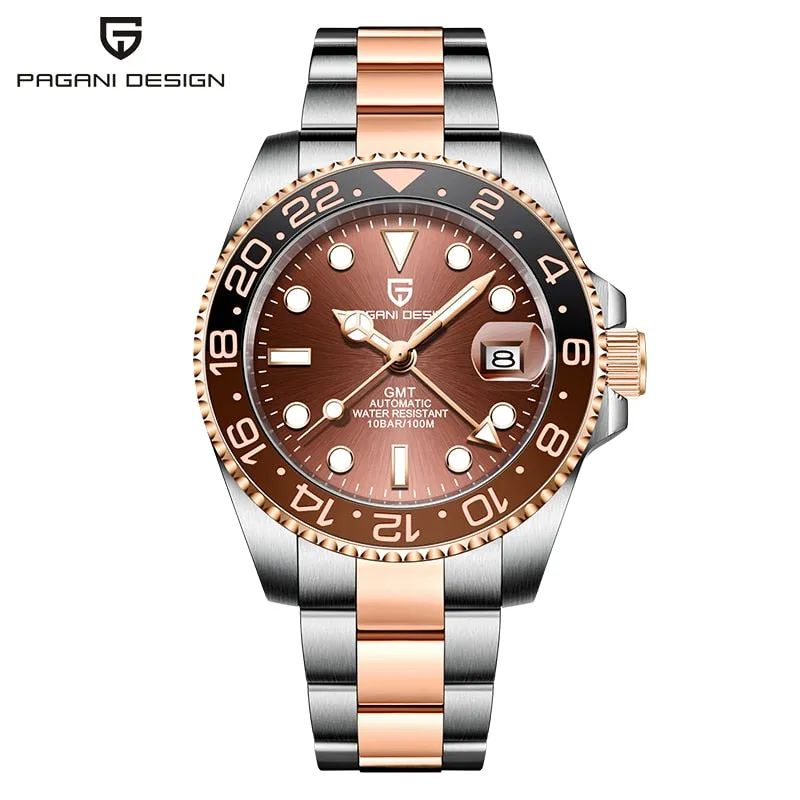 New PD-1662 Men's Watch GMT40mm Mechanical Watch, Sports, Waterproof. Dr