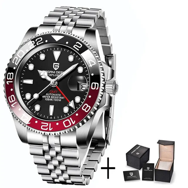 New PD-1662 Men's Watch GMT40mm Mechanical Watch, Sports, Waterproof. Dr