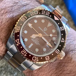 New PD-1662 Men's Watch GMT40mm Mechanical Watch, Sports, Waterproof. Dr