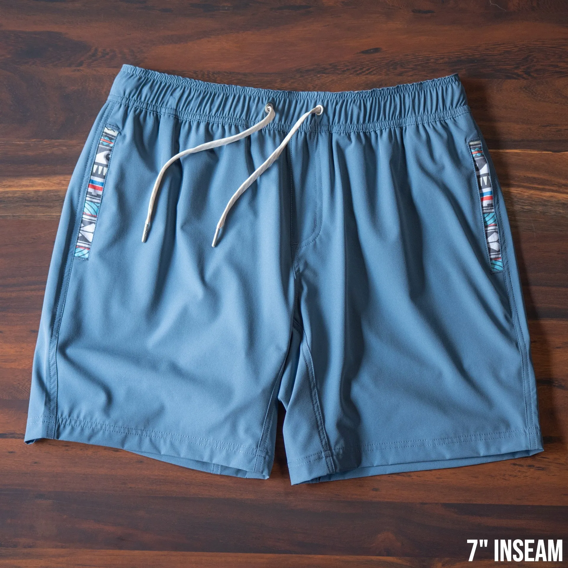 Nomad 3.0 Short (Hybrid) - Slate Blue 5" & 7"