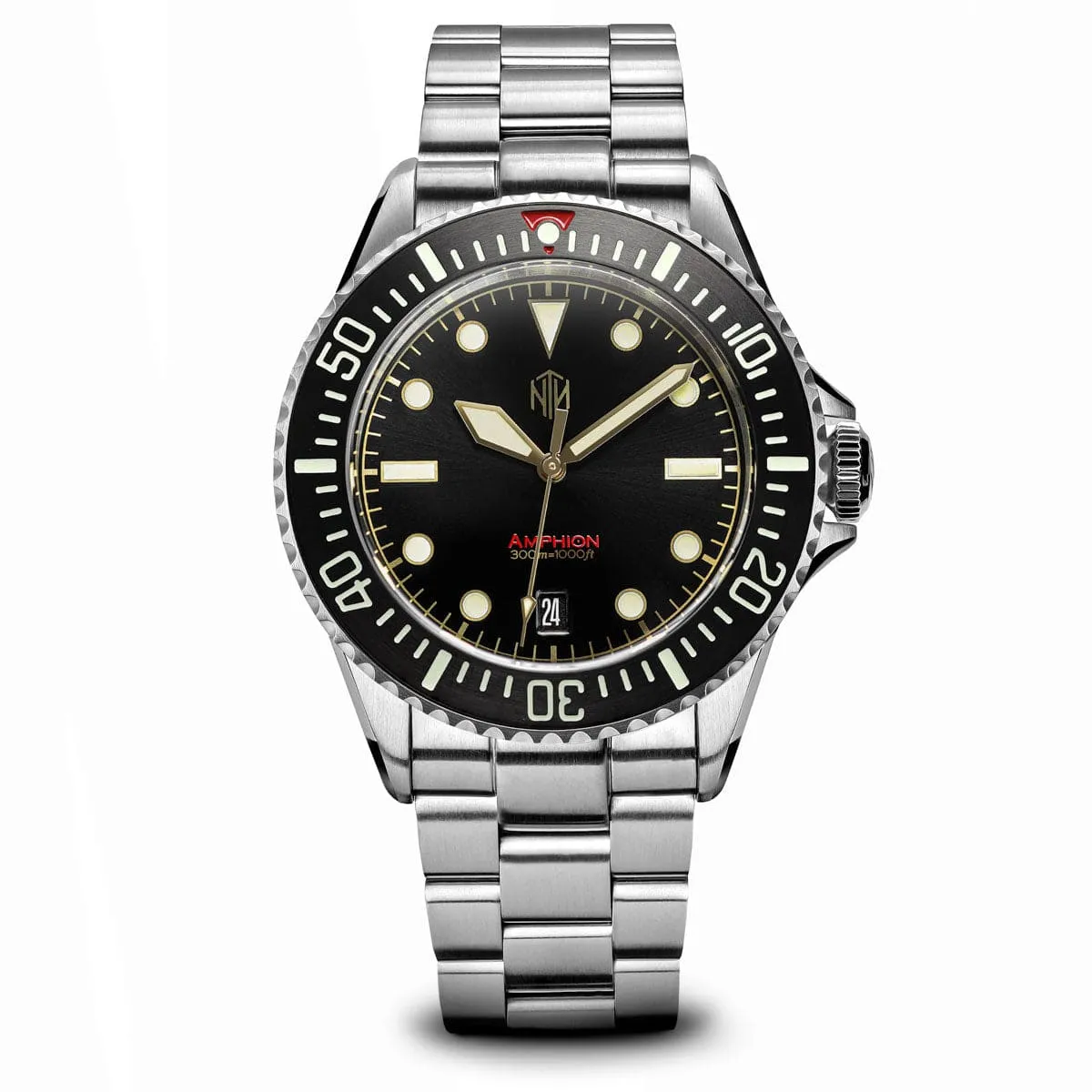 NTH Amphion Dive Watch - Vintage Gilt - Date - LIKE NEW