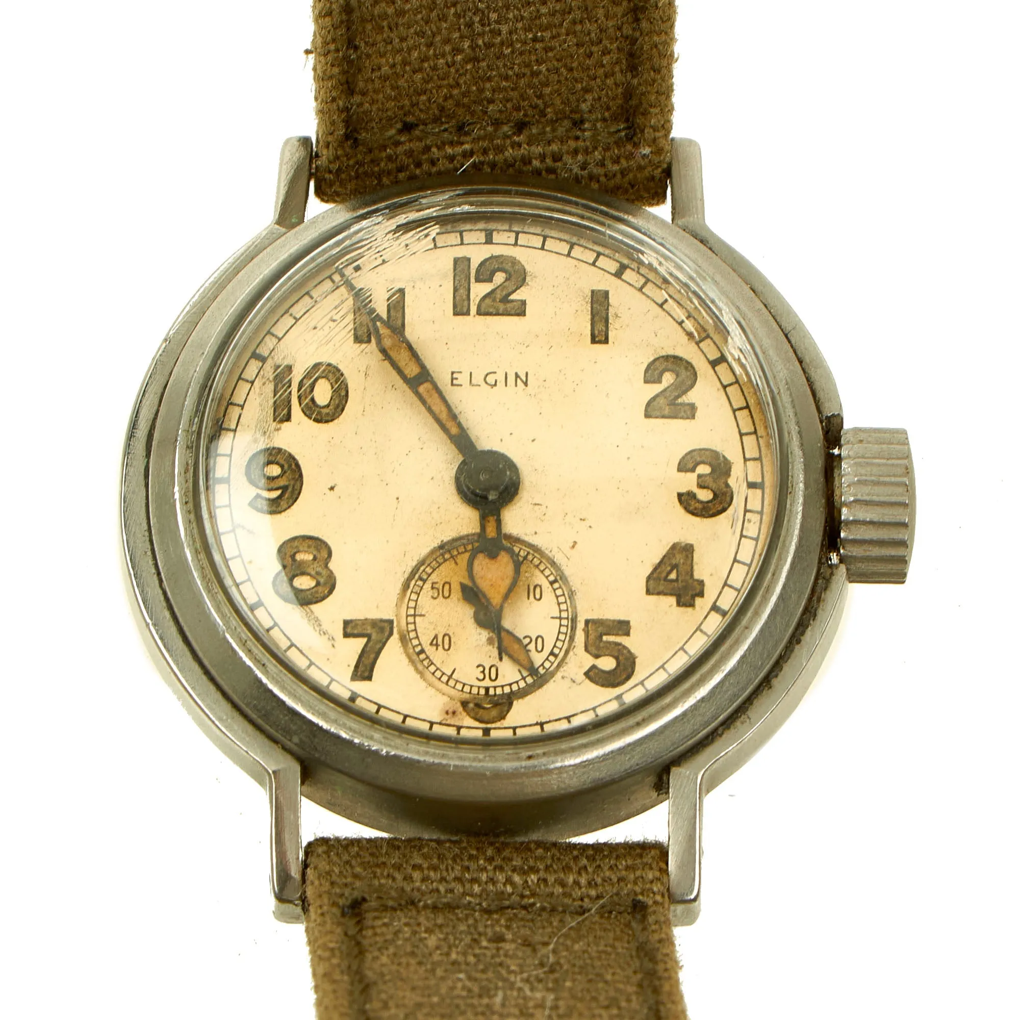 Original U.S. WWII Ordnance Department Wrist Watch by Elgin