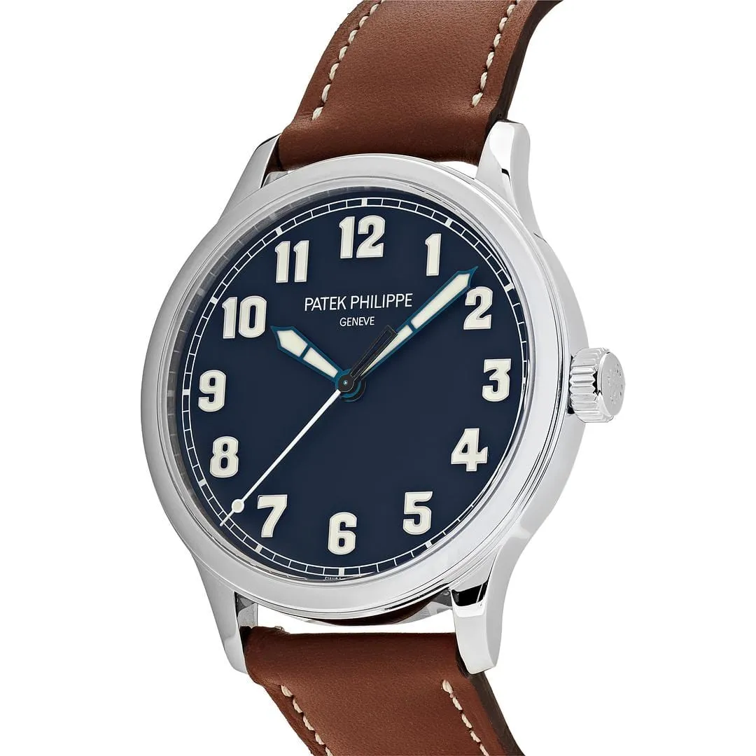 Patek Philippe Calatrava 5522A-001 'New York' Pilot Stainless Steel Blue Dial Limited Edition (2017)