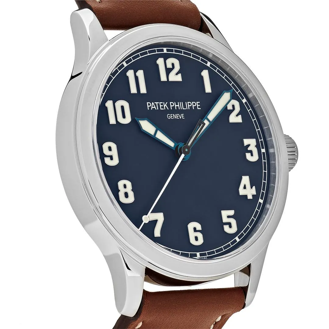Patek Philippe Calatrava 5522A-001 'New York' Pilot Stainless Steel Blue Dial Limited Edition (2017)